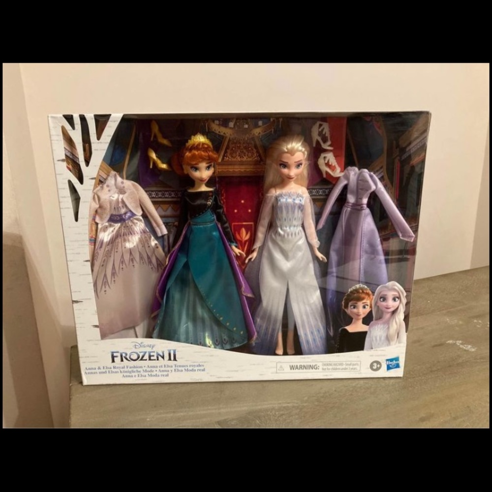 Elsa and Anna dolls